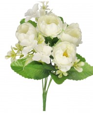 SZTUCZNE KWIATY GAŁĄZKI ROŚLINY PEONIA PIWONIA JAK ŻYWA