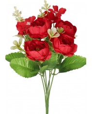 SZTUCZNE KWIATY GAŁĄZKI ROŚLINY PEONIA PIWONIA JAK ŻYWA