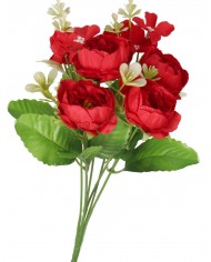 SZTUCZNE KWIATY GAŁĄZKI ROŚLINY PEONIA PIWONIA JAK ŻYWA