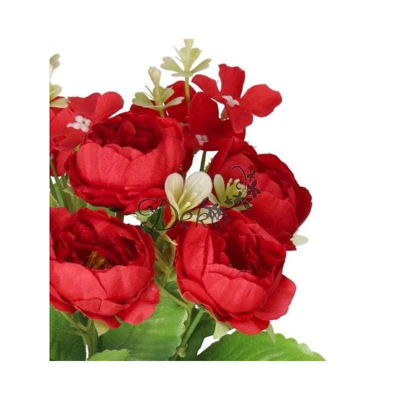 SZTUCZNE KWIATY GAŁĄZKI ROŚLINY PEONIA PIWONIA JAK ŻYWA