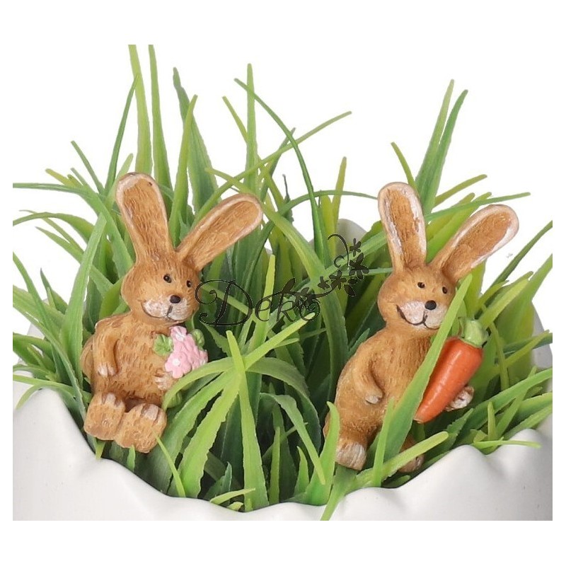 ZAJĄC ZAJĄCZKI FIGURKA FIGURKI 4SZT OZDOBA DO STROIKA