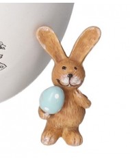 ZAJĄC ZAJĄCZKI FIGURKA FIGURKI 4SZT OZDOBA DO STROIKA