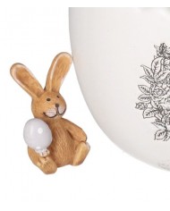 ZAJĄC ZAJĄCZKI FIGURKA FIGURKI 4SZT OZDOBA DO STROIKA