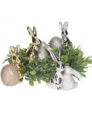 ZAJĄC ZAJĄCZEK CERAMICZNY WIELKANOCNY FIGURKA