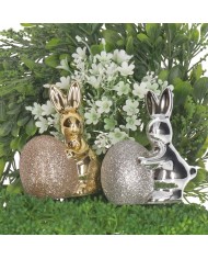 ZAJĄC ZAJĄCZEK CERAMICZNY WIELKANOCNY FIGURKA