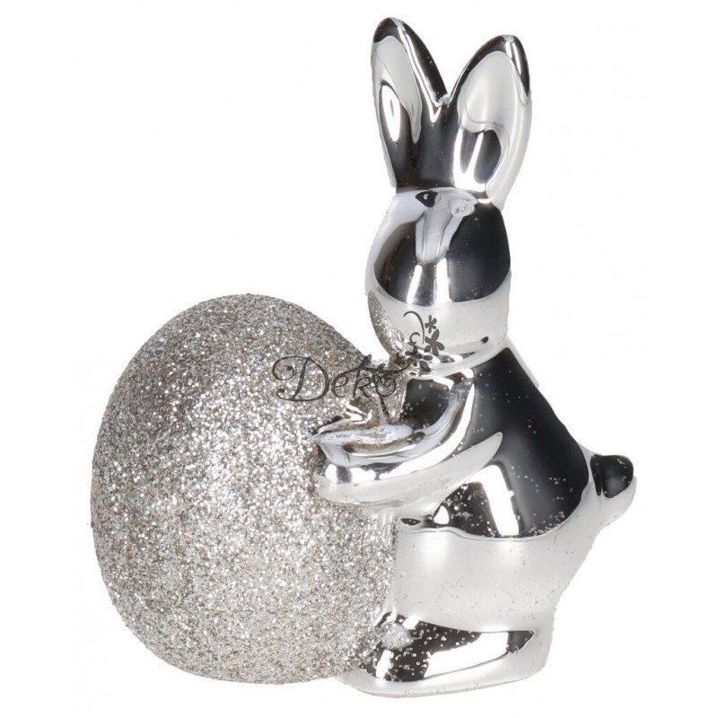 ZAJĄC ZAJĄCZEK CERAMICZNY WIELKANOCNY FIGURKA