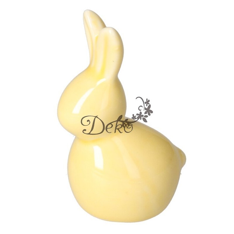 ZAJĄC ZAJĄCZEK CERAMICZNY WIELKANOCNY FIGURKA DO STROIKA