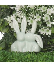ZAJĄC ZAJĄCZEK CERAMICZNY WIELKANOCNY FIGURKA DO STROIKA