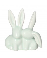 ZAJĄC ZAJĄCZEK CERAMICZNY WIELKANOCNY FIGURKA DO STROIKA
