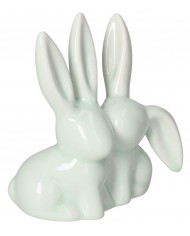 ZAJĄC ZAJĄCZEK CERAMICZNY WIELKANOCNY FIGURKA DO STROIKA