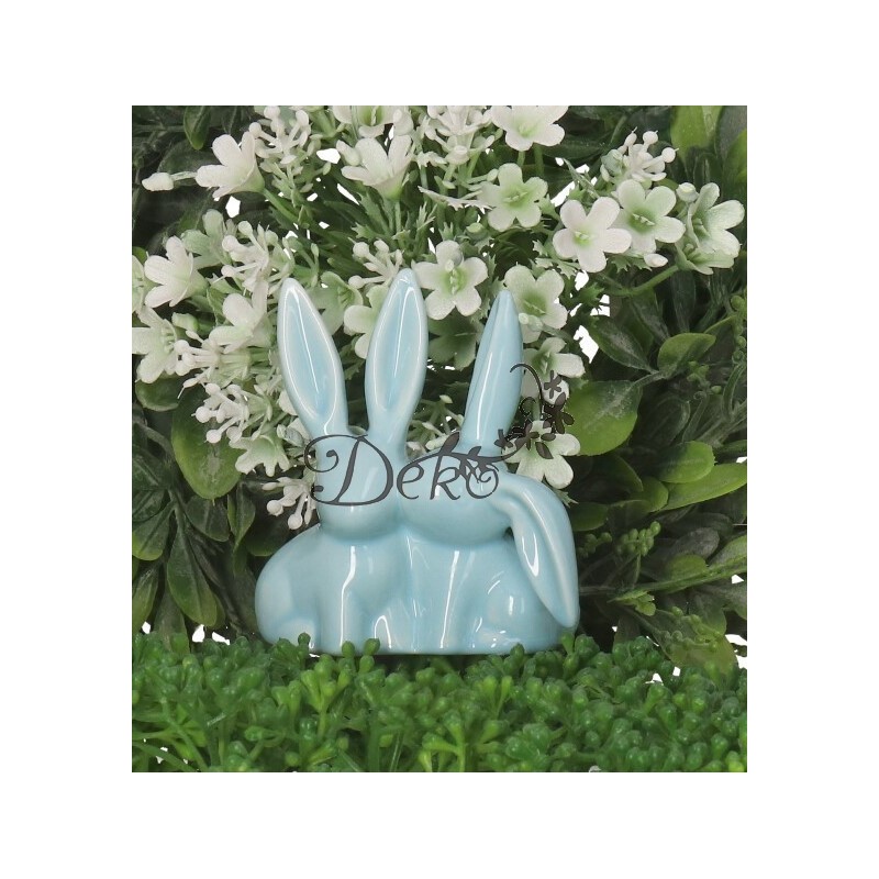 ZAJĄC ZAJĄCZEK CERAMICZNY WIELKANOCNY FIGURKA DO STROIKA