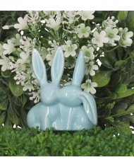 ZAJĄC ZAJĄCZEK CERAMICZNY WIELKANOCNY FIGURKA DO STROIKA