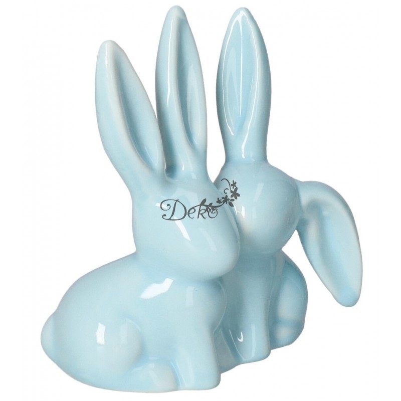 ZAJĄC ZAJĄCZEK CERAMICZNY WIELKANOCNY FIGURKA DO STROIKA
