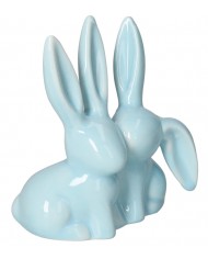 ZAJĄC ZAJĄCZEK CERAMICZNY WIELKANOCNY FIGURKA DO STROIKA