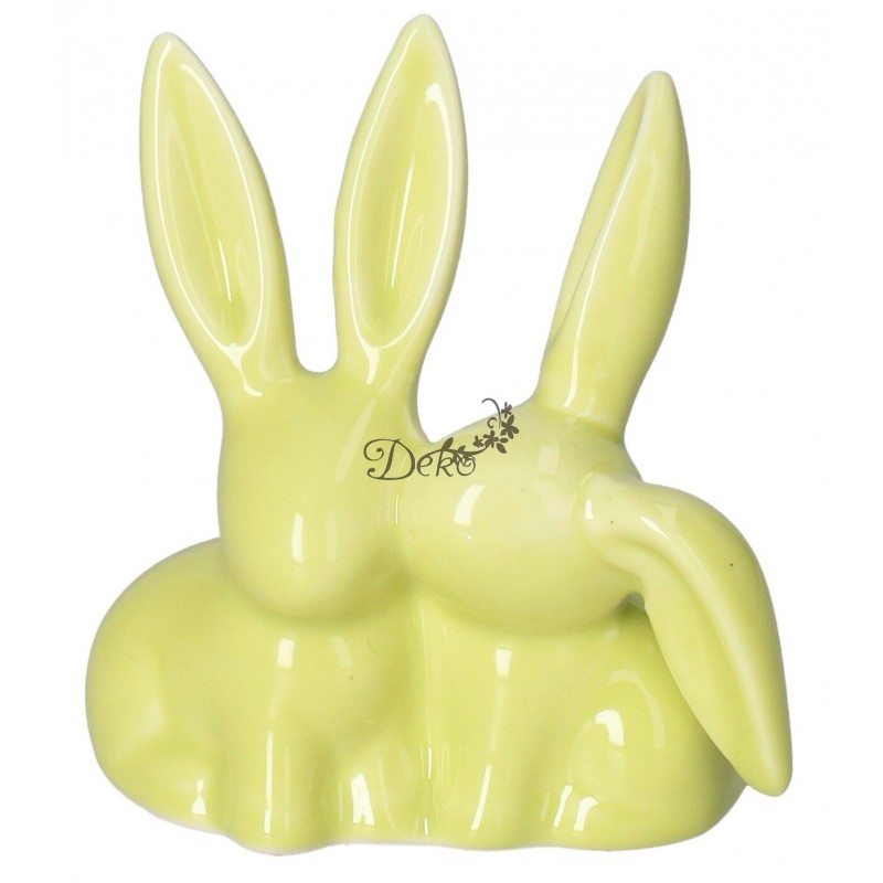ZAJĄC ZAJĄCZEK CERAMICZNY WIELKANOCNY FIGURKA DO STROIKA