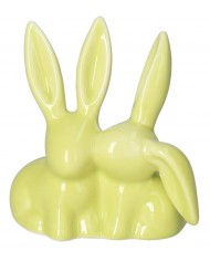 ZAJĄC ZAJĄCZEK CERAMICZNY WIELKANOCNY FIGURKA DO STROIKA