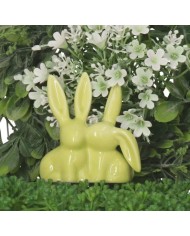 ZAJĄC ZAJĄCZEK CERAMICZNY WIELKANOCNY FIGURKA DO STROIKA