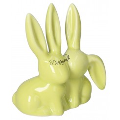 ZAJĄC ZAJĄCZEK CERAMICZNY WIELKANOCNY FIGURKA DO STROIKA