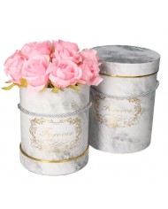 FLOWER BOX PUDEŁKO NA KWIATY PREZENT DEKORACJE 2SZT