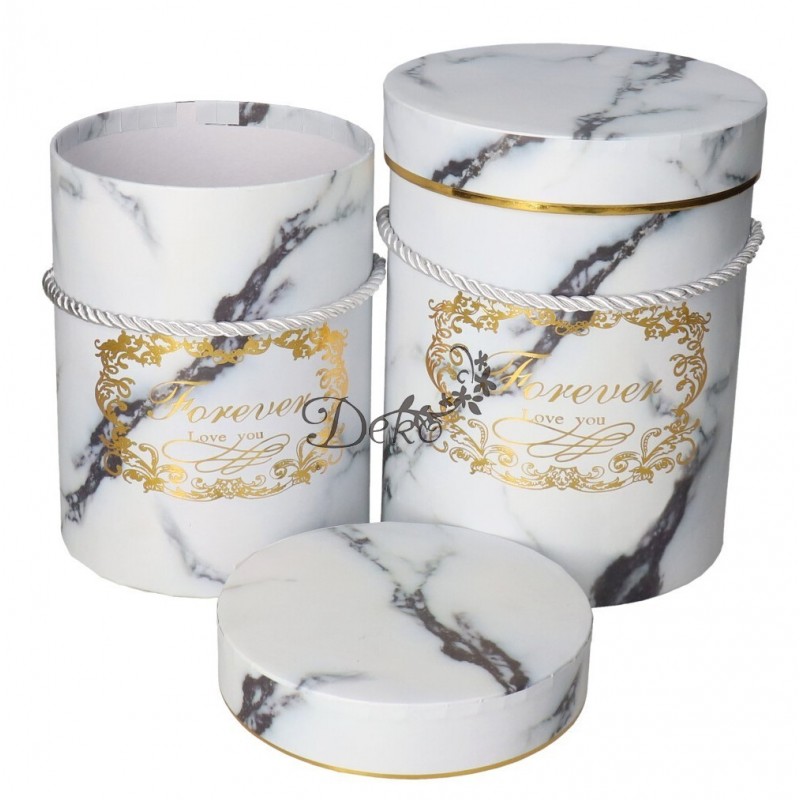 FLOWER BOX PUDEŁKO NA KWIATY PREZENT DEKORACJE 2SZT