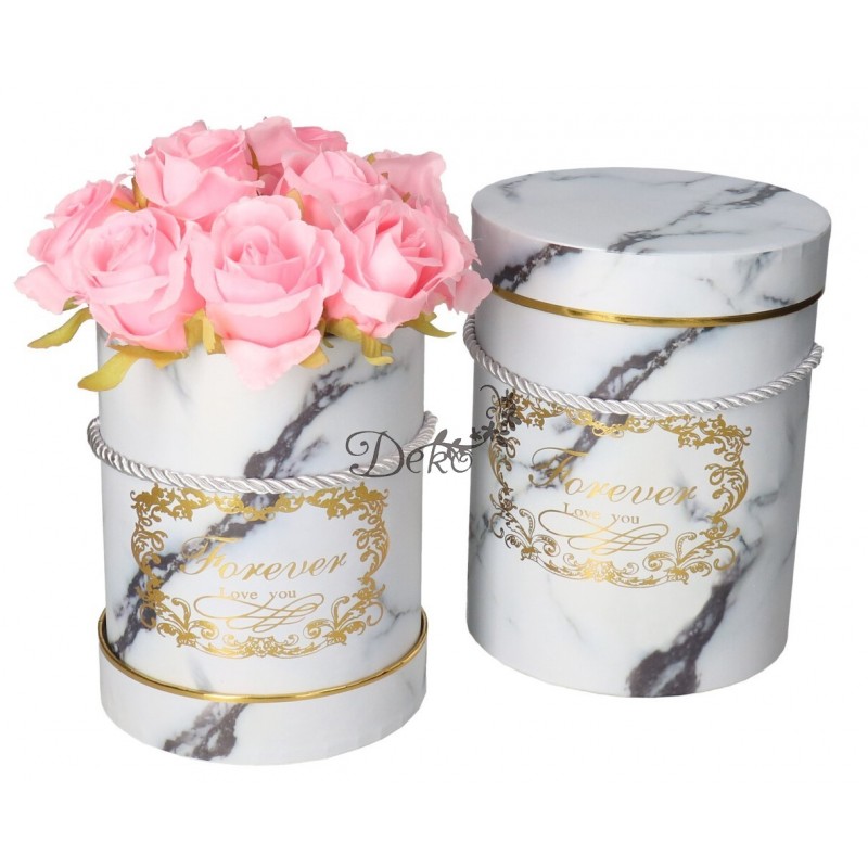 FLOWER BOX PUDEŁKO NA KWIATY PREZENT DEKORACJE 2SZT