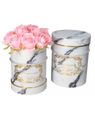 FLOWER BOX PUDEŁKO NA KWIATY PREZENT DEKORACJE 2SZT