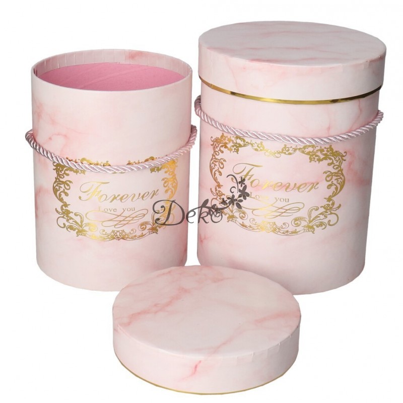 FLOWER BOX PUDEŁKO NA KWIATY PREZENT DEKORACJE 2SZT