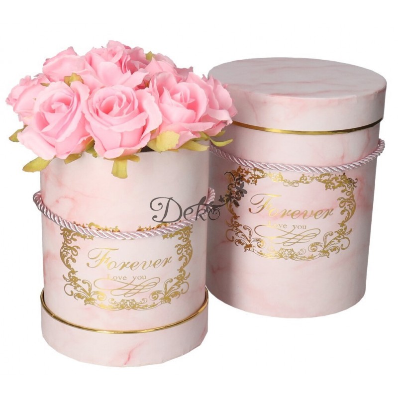 FLOWER BOX PUDEŁKO NA KWIATY PREZENT DEKORACJE 2SZT