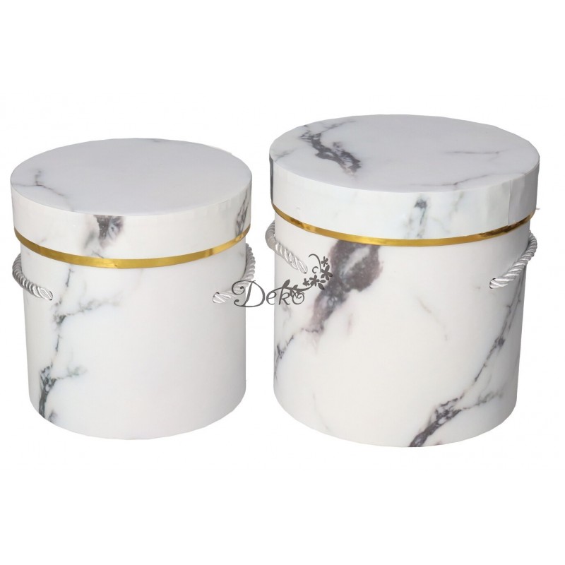 FLOWER BOX PUDEŁKO NA KWIATY PREZENT DEKORACJE 2SZT