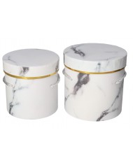 FLOWER BOX PUDEŁKO NA KWIATY PREZENT DEKORACJE 2SZT