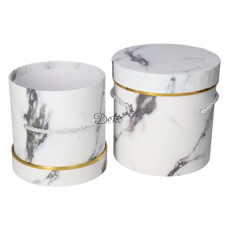 FLOWER BOX PUDEŁKO NA KWIATY PREZENT DEKORACJE 2SZT