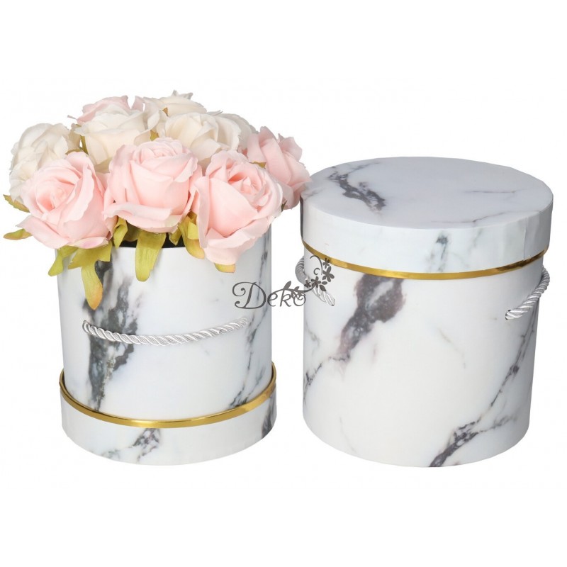 FLOWER BOX PUDEŁKO NA KWIATY PREZENT DEKORACJE 2SZT