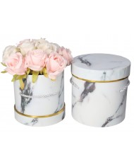 FLOWER BOX PUDEŁKO NA KWIATY PREZENT DEKORACJE 2SZT