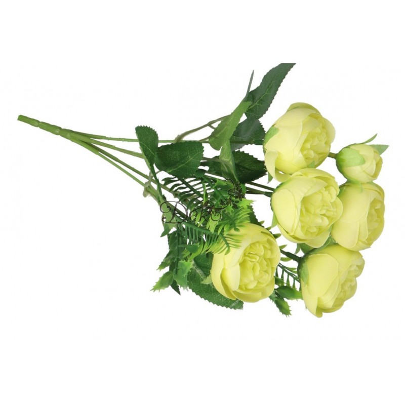 SZTUCZNE KWIATY GAŁĄZKI ROŚLINY PEONIA PIWONIA JAK ŻYWA