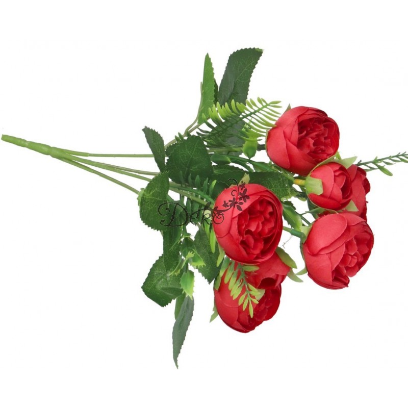 SZTUCZNE KWIATY GAŁĄZKI ROŚLINY PEONIA PIWONIA JAK ŻYWA