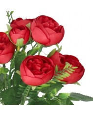 SZTUCZNE KWIATY GAŁĄZKI ROŚLINY PEONIA PIWONIA JAK ŻYWA