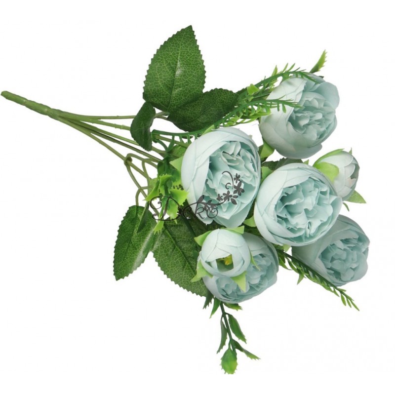 SZTUCZNE KWIATY GAŁĄZKI ROŚLINY PEONIA PIWONIA JAK ŻYWA