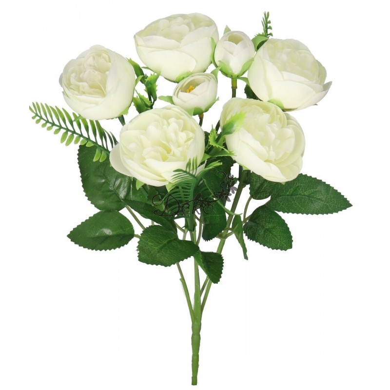 SZTUCZNE KWIATY GAŁĄZKI ROŚLINY PEONIA PIWONIA JAK ŻYWA