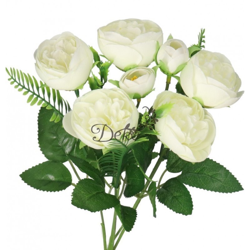 SZTUCZNE KWIATY GAŁĄZKI ROŚLINY PEONIA PIWONIA JAK ŻYWA