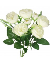 SZTUCZNE KWIATY GAŁĄZKI ROŚLINY PEONIA PIWONIA JAK ŻYWA