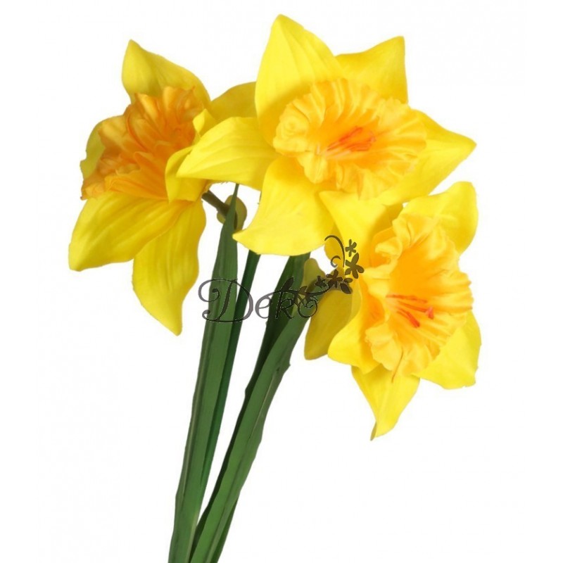 ŻONKILE ŻONKIL SZTUCZNE KWIATY GAŁĄZKA ROŚLINA 3 GŁÓWKI