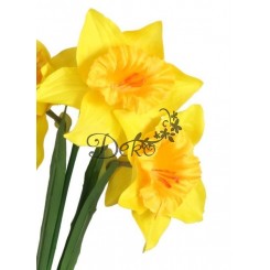 ŻONKILE ŻONKIL SZTUCZNE KWIATY GAŁĄZKA ROŚLINA 3 GŁÓWKI