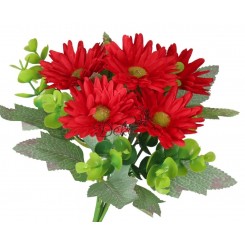 SZTUCZNE KWIATY ROŚLINY BUKIET GAŁĄZKI KWIATY MARGARETKI