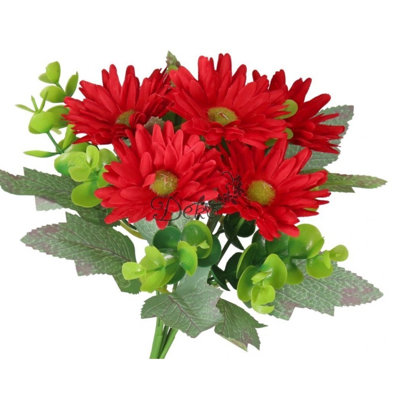 SZTUCZNE KWIATY ROŚLINY BUKIET GAŁĄZKI KWIATY MARGARETKI