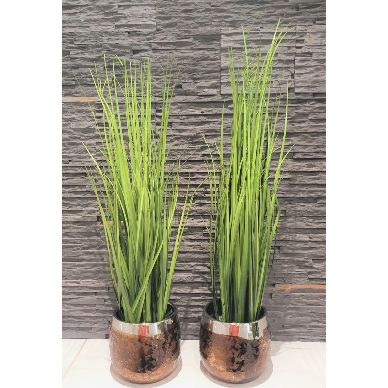 TRAWA SZTUCZNA ROŚLINA W DONICZCE SZTUCZNE KWIATY FEJKA 70CM