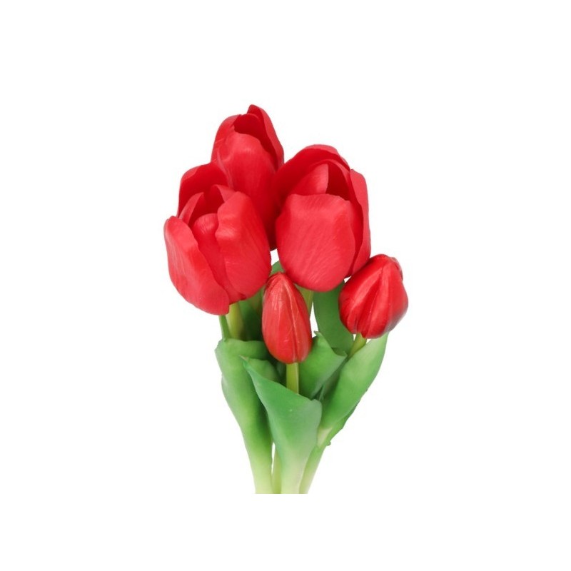 TULIPANY BUKIET TULIPANÓW GUMOWE GUMOWANE JAK ŻYWE