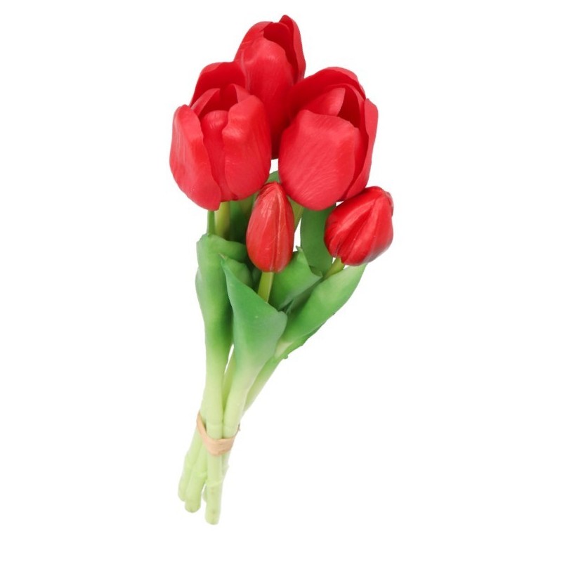 TULIPANY BUKIET TULIPANÓW GUMOWE GUMOWANE JAK ŻYWE