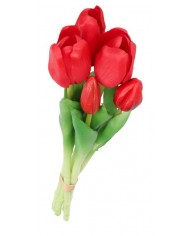TULIPANY BUKIET TULIPANÓW GUMOWE GUMOWANE JAK ŻYWE