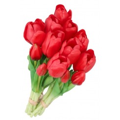TULIPANY BUKIET TULIPANÓW GUMOWE GUMOWANE JAK ŻYWE