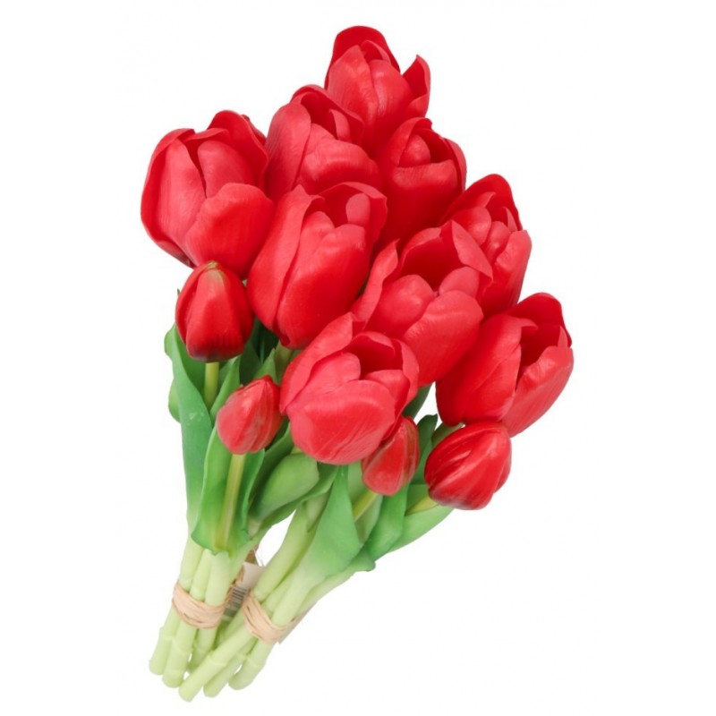 TULIPANY BUKIET TULIPANÓW GUMOWE GUMOWANE JAK ŻYWE